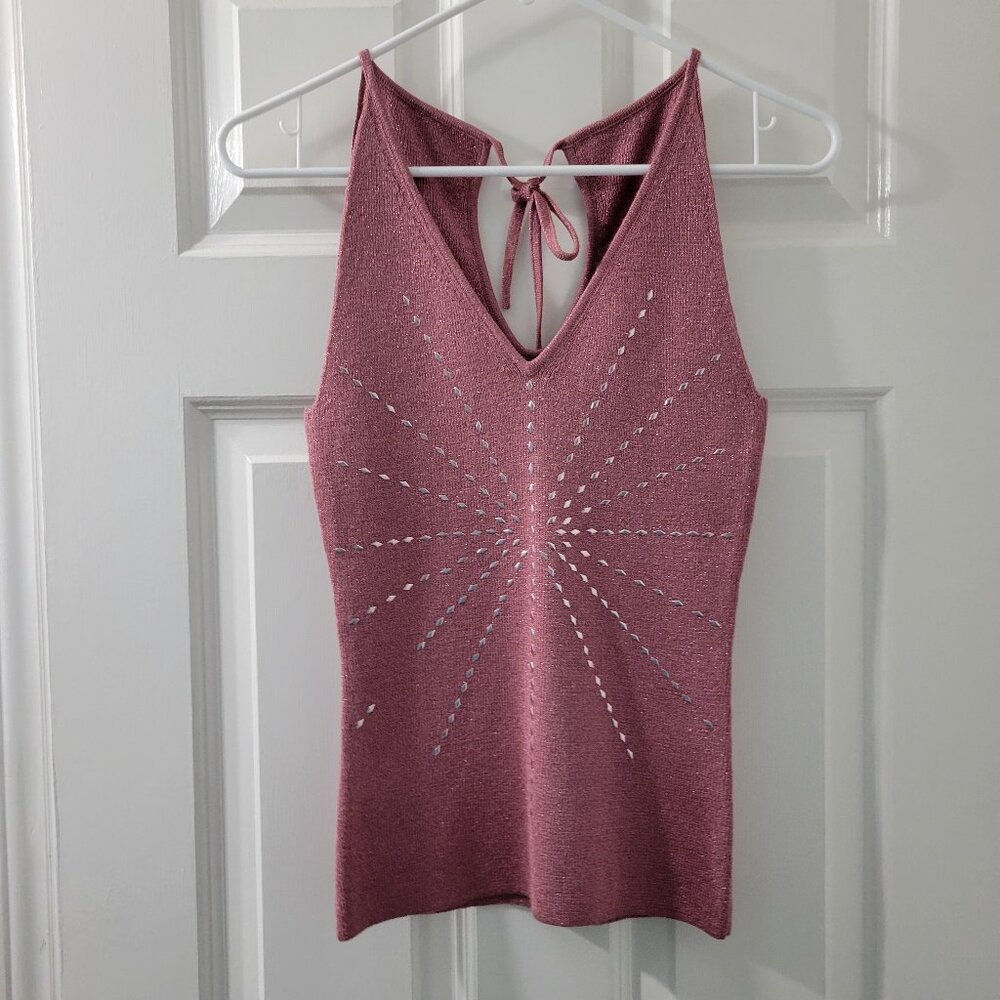 Vintage le chateau sparkly top